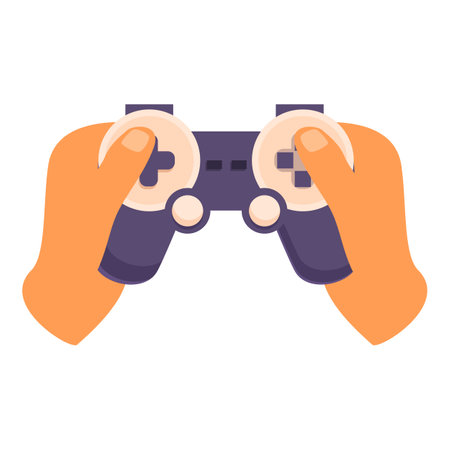 Hands are holding a wireless game controller, enjoying a gaming session
