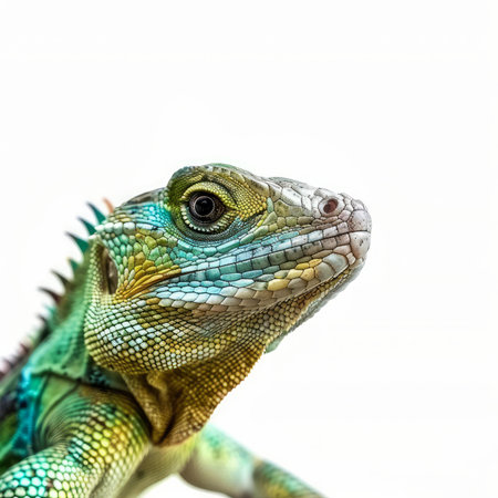 Chinese water dragon showing its beautiful skinの素材