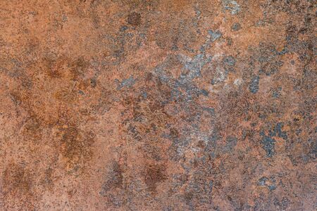 Texture of rusty steel sheet. Smooth sheet of metal container.