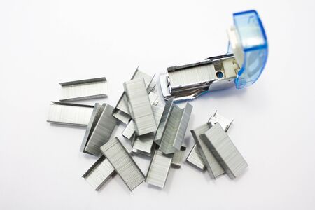 group of staples put on plain background with simple lighting 