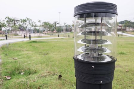 public park lampの写真素材