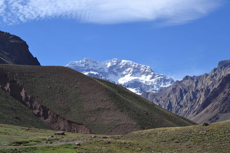 Aconcagua Mountain - Patagoniaの写真素材