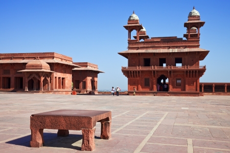 Diwan-i-Khas, or Hall of Private Audience, at Fatehpur Sikri, India のeditorial素材