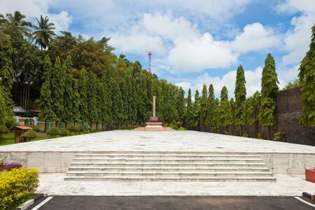 The independence fighters Memorial at Port Blair Cellular Jail, Andaman and Nicobar Islands, India のeditorial素材
