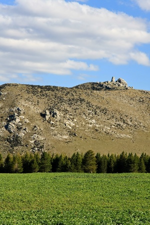 Hills near Arthur's Pass, New Zealand South Island.の写真素材