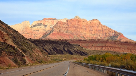 The road towards Utahの写真素材