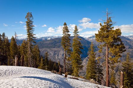 Smith Peak in Yosemite National Park, California.の写真素材