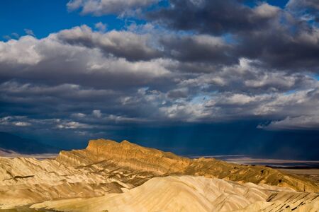 Rays of Sunlight over the Death Valleyの写真素材