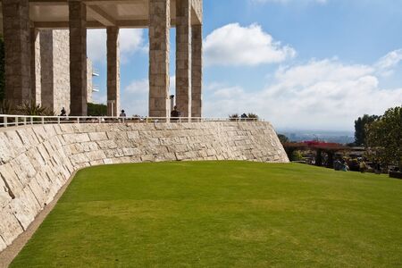 Afternoon at a modern park in Los Angeles, California.のeditorial素材
