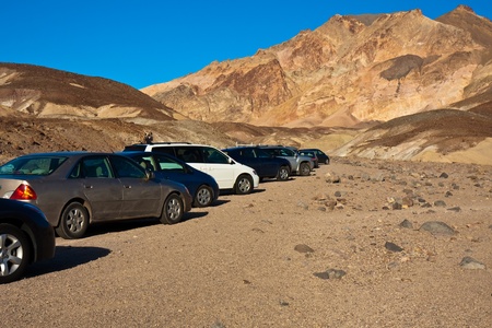 Parked cars at Artist
