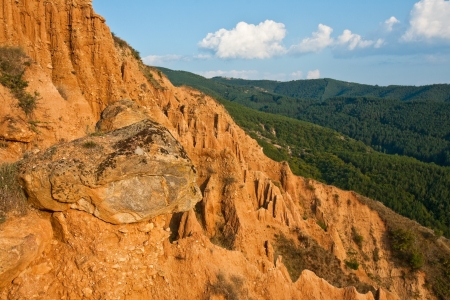 Stob Pyramids rock formations in Rila mountains, Bulgaria.の写真素材