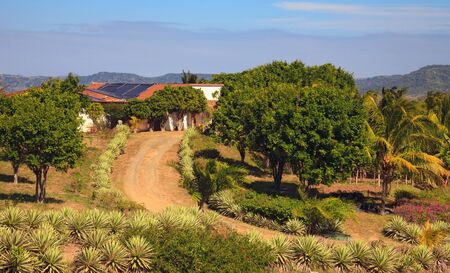 Beautiful scene in the countryside of Guanacaste province, Costa Rica 