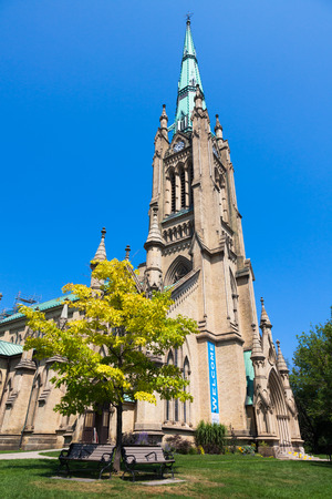Cathedral Church of St. James in Toronto, Ontario, Canada.の写真素材