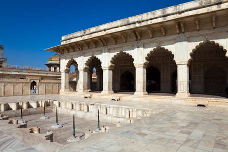 Beautiful Khas Mahal at the famous Agra Fort in Uttar Pradesh, India.のeditorial素材