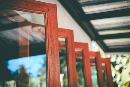 windows in lineの写真素材