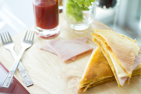 ham and cheese1の写真素材