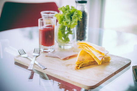 ham and cheese2の写真素材