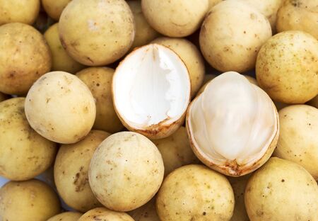 Longkong is the Thai tropical fruits  it taste sweet and sour