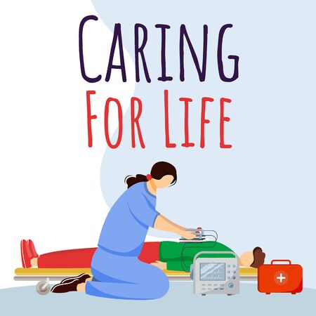 Emergency First Aid Doctor Social Media Post Mockup Caring For