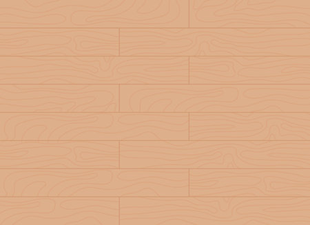 Wooden parquet flat color vector background template. Empty floor made of boards. Place for items arrangement. Advertisement. Fully editable 2D illustration with copy space for textのイラスト素材