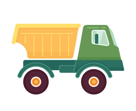 Farm truck countryside 2D cartoon object. Farmer transport. Retro pickup truck isolated vector item white background. Vintage agriculture car. Rural vehicle shipping color flat spot illustrationのイラスト素材