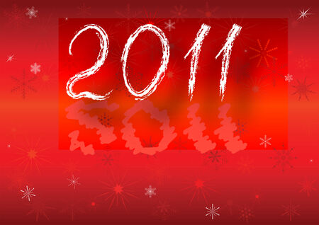 2011 new year card with the space for your textのイラスト素材