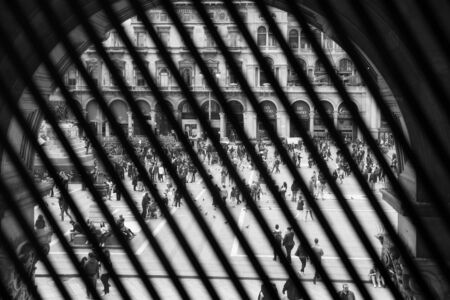 PEOPLE IN MILANの写真素材