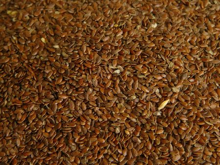 Textured  background - Flaxseedの写真素材