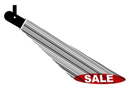 Vector illustration - Ray of saleの写真素材