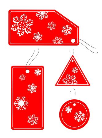 Vector illustrations - Seasonal sales labelsの写真素材