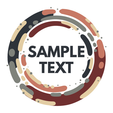 Abstract vector frame for textのイラスト素材