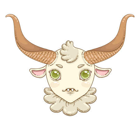 Taurus zodiac signのイラスト素材