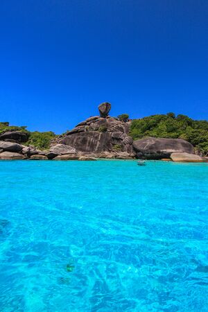 Koh 8,Similan Islands National Park,Phang Nga Province,southern Thailand.With white beach,beautiful water.の写真素材