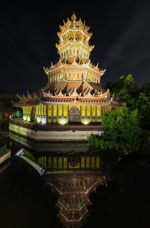 The Phra Kaew Pavilion in Ancient Siam,Samutparkan,Thailand.の写真素材