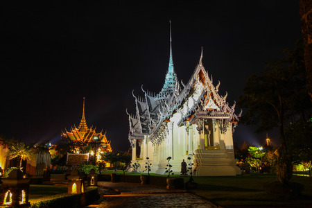 Sanphet Prasat Palace, Ayutthaya in Ancient Siam,Samutparkan,Thailand.の写真素材