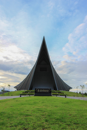 Prince Mahidol Hall, Mahidol University, Salaya, Phutthamonthon district ,Nakhon Pathom Province, Thailand.のeditorial素材