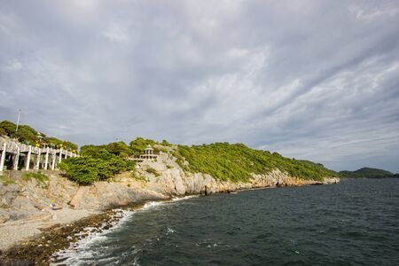 Vashiravut Bridge at Chong Isariyaporn(Khow Khad),Koh Sichang,Chonburi,Thailand.の写真素材