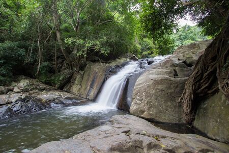 Beautiful nature at Pa La-U Waterfall in Kaeng Krachan National Park,Hua Hin,Prachuap Khiri Khan province,Thailand.の写真素材