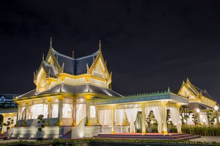 Beautiful supplementary structures around Royal Crematorium for the Royal Cremation of His Majesty King Bhumibol Adulyadej,Sanam Luang Ceremonial Ground,Bangkok,Thailand on November7,2017のeditorial素材