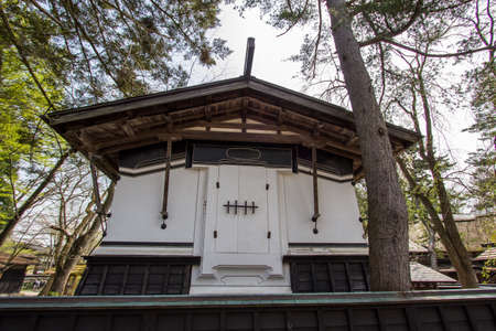 Samurai District of Kakunodate,Akita,Tohoku,Japan on April 27,2018:Beautiful art and architecture of old wooden house.のeditorial素材