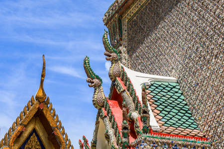 Phra Nakhon District,Bangkok,Thailand on June10,2020:Beautiful art and architecture of the Belfry at...