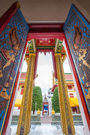 Khet Phra Nakhon, Bangkok,Thailand on January18,2019:Beautiful art and architecture of Wat Ratchabophit Sathitmahasimaram Ratchaworawihan.のeditorial素材