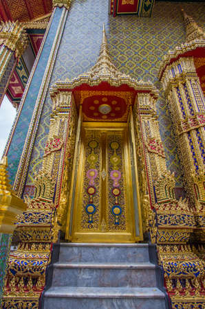 Khet Phra Nakhon, Bangkok,Thailand on January18,2019:Beautiful art and architecture of Wat Ratchabophit Sathitmahasimaram Ratchaworawihan.のeditorial素材
