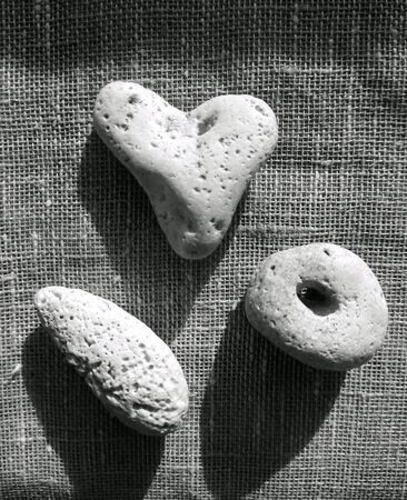 White stones black and white の素材