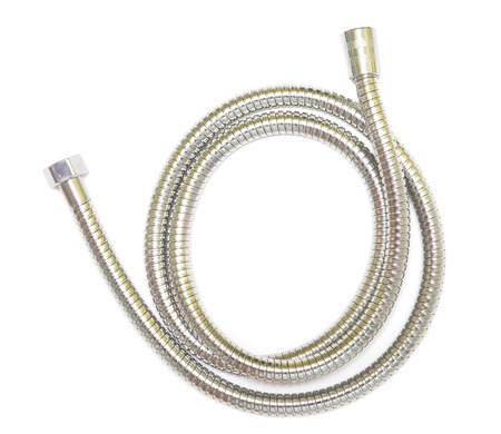 shower hose isolated on white backgroundの写真素材