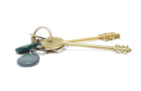 keys isolated on white background