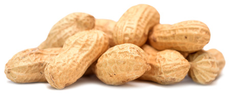 peanuts isolated on a white background