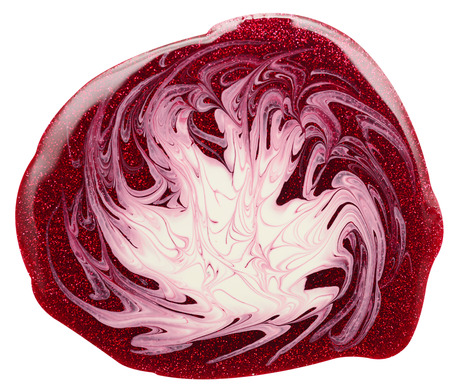 color abstract shape nail varnishの写真素材