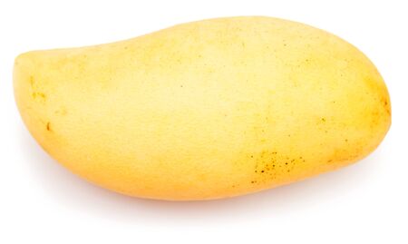 mango fruit isolated on white backgroundの写真素材