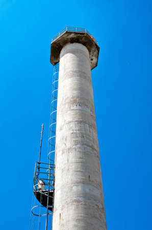 Lighthouse in plantの写真素材
